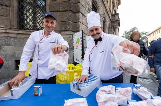Ristorazione scolastica - Evento in Piazza